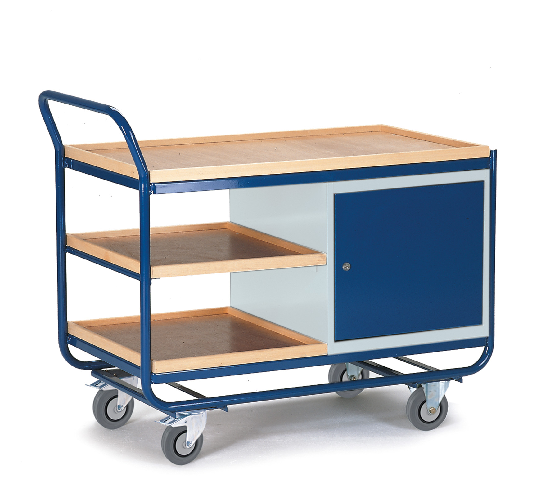 Montagewagen mit Stahlschrank